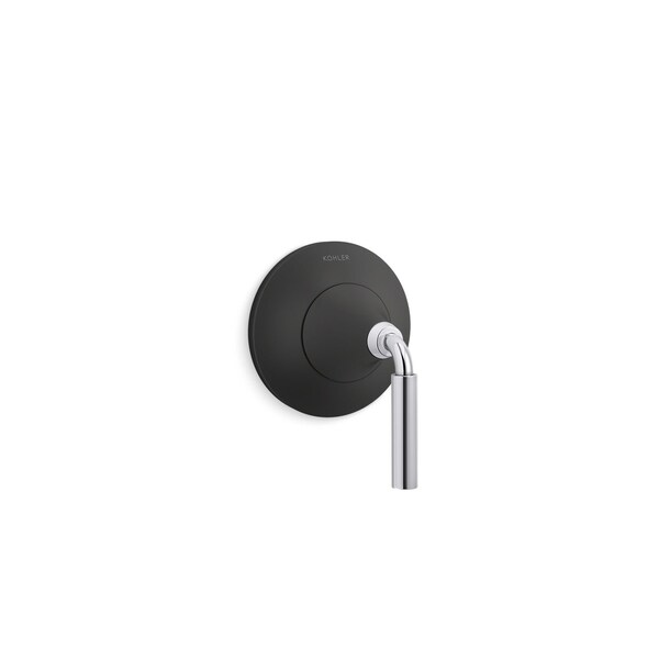 Kohler Tone Transfer Valve Trim Polished Chrome with Matte Black T23955-4-CBL - main